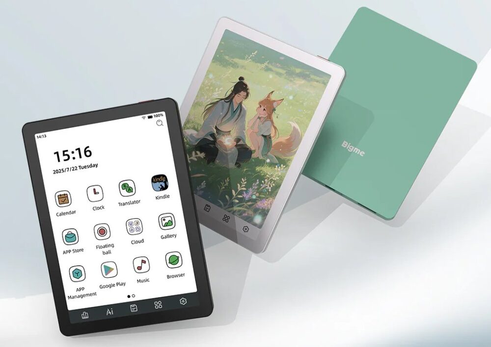Android 14搭載で6インチの多機能電子書籍リーダー「Bigme B6 Color