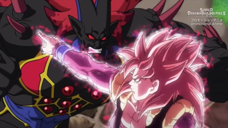 スーパーサイヤ人4ゴジータVS一星龍の闘いが再び！ドラゴンボール