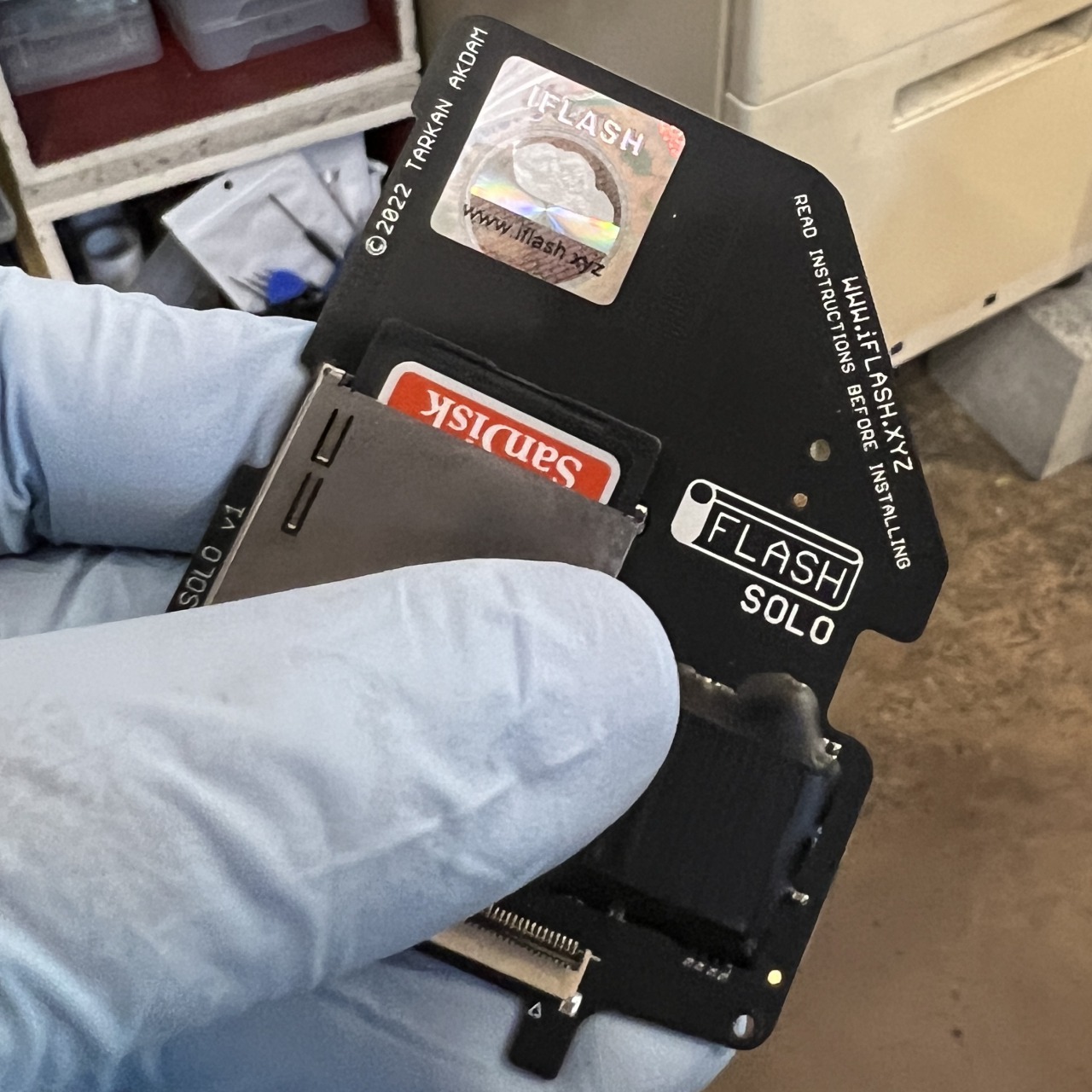 iPod classic MC293J/A 機動不良 HDDクラッシュ SDカードで256GBに増量