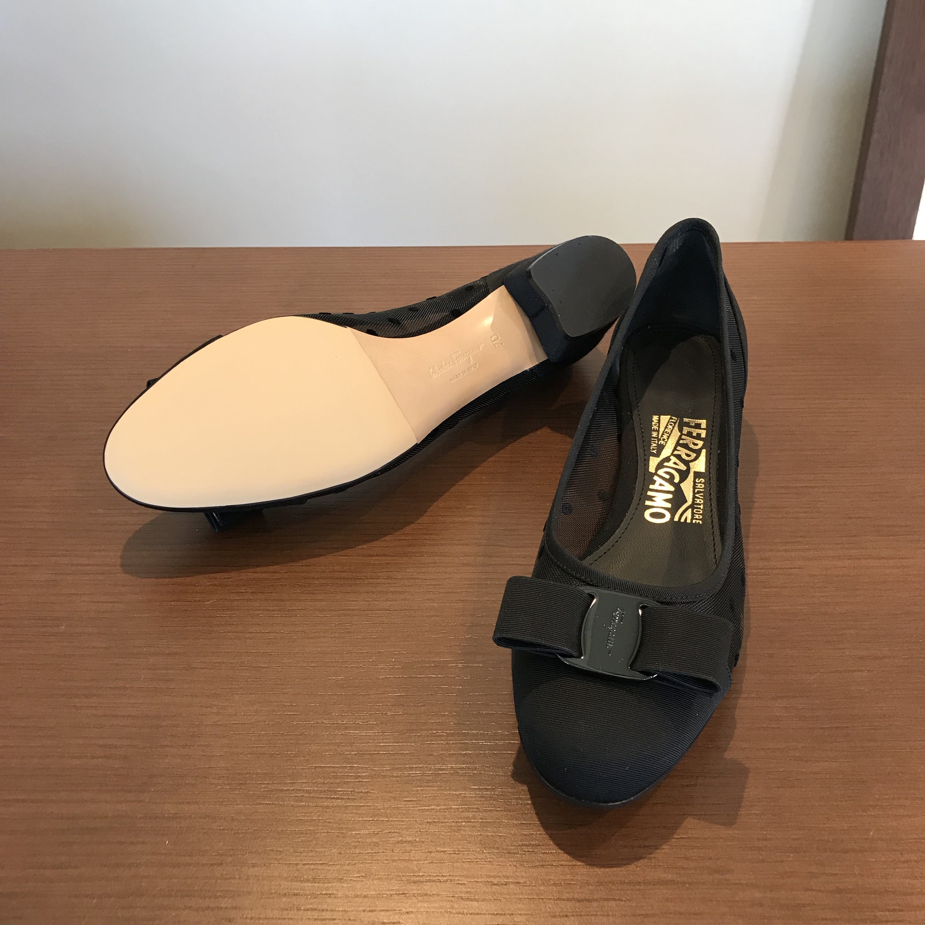 フェラガモ パンプス ハーフラバー（裏張り補強） | eins-a Shoemaker Ota