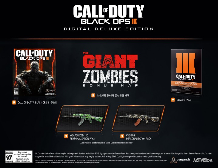 CoD:BO3：3種のコレクターズエディションを正式発表、“Digital Deluxe