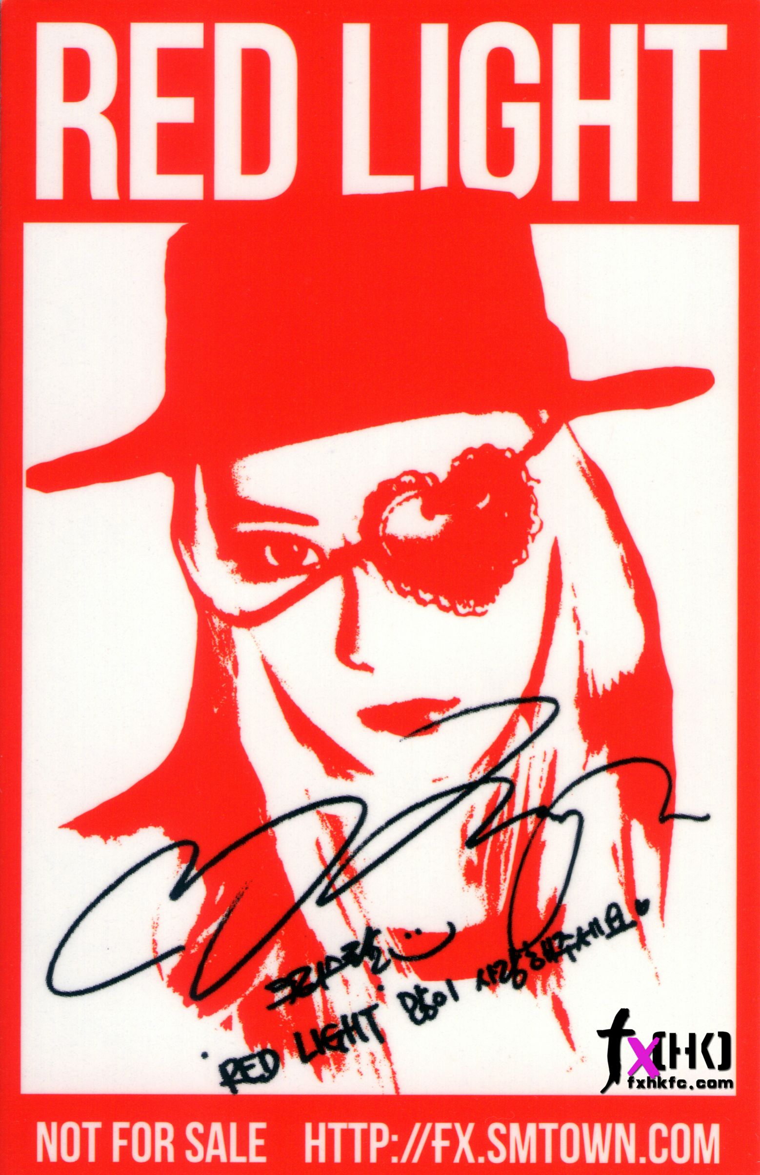 HQ SCANS] f(x) The 3rd Album 'Red Light' Photocards (+Messages