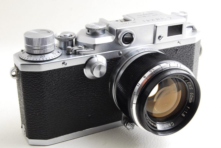 Canon II S改(2 S改)型フォーカルプレーン式カメラの各種ボタン類の