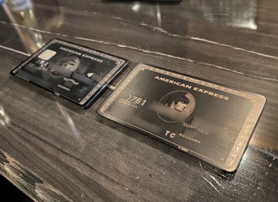 アメックスセンチュリオンを見た感想！新旧2枚のカード券面デザインと