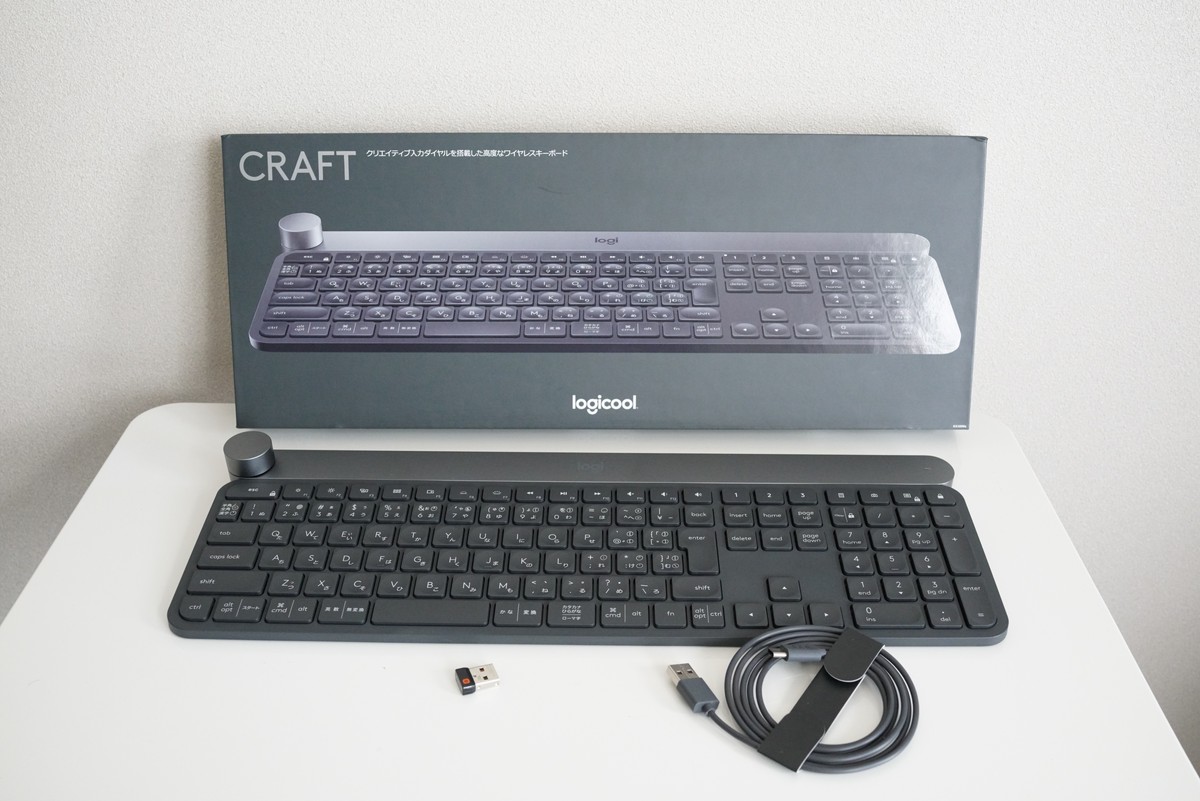 logicool craft レビュー ジェルネイルにおすすめのキーボード