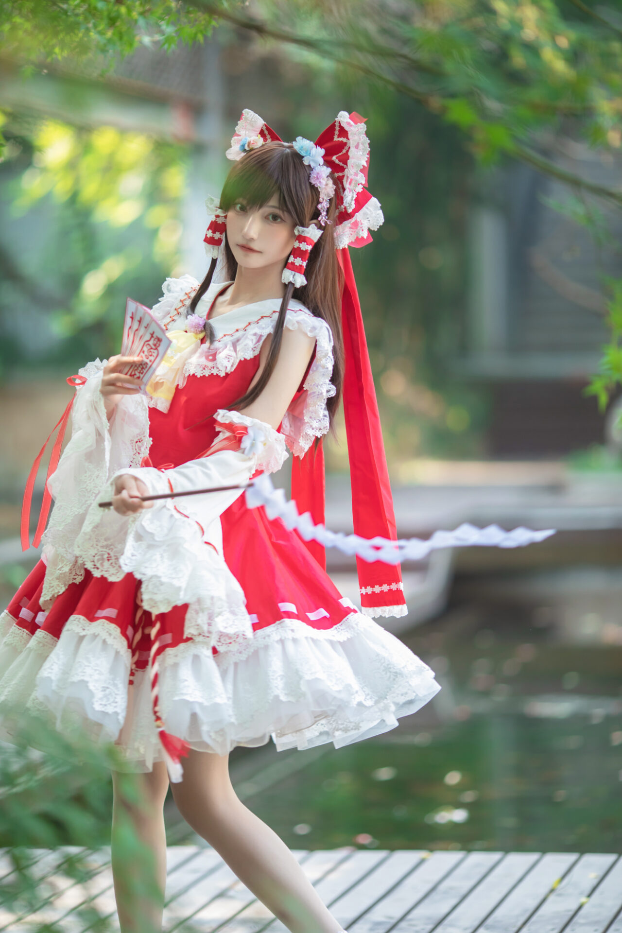 東方Project: 博麗霊夢 コスプレ 花灵梦 HANA (森森仙) SailorStyle