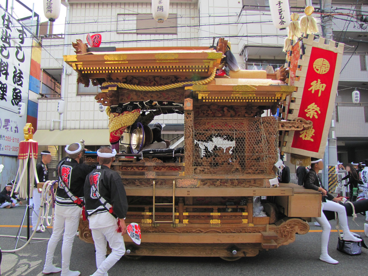 堺市西区大鳥美波比神社 野代地車(先代) – 先代地車探訪記