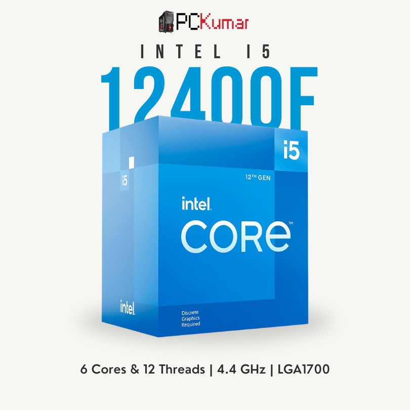 Intel Core I5-12400F Processor Desktop LGA 1700 (BX8071512400F