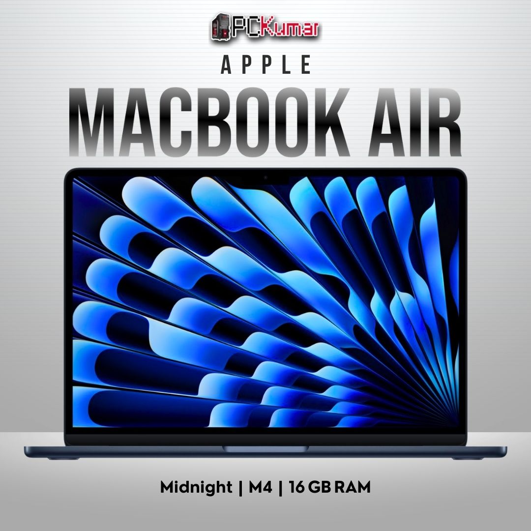 Apple MacBook Air 13‑inch M4 16GB 256GB Midnight - PCKumar Infotech