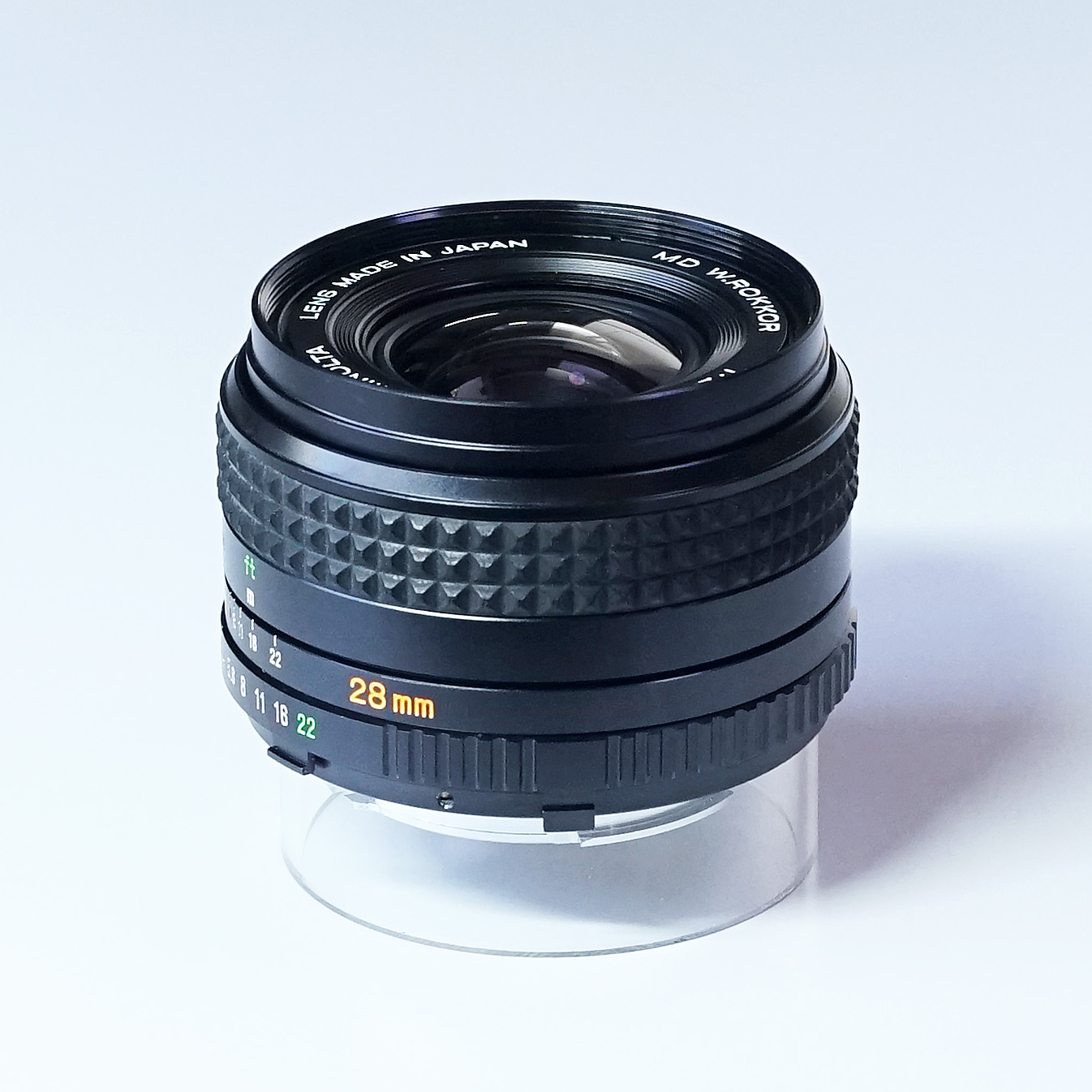 売り切れ MINOLTA MD W.ROKKOR 28mm F2.8（中古 SRマウント オールド