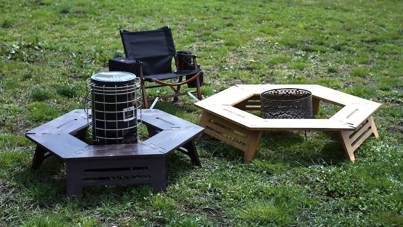 TheArth ヘキサテーブル 黒しま次郎 TheArth収納袋付き TheArth ヘキサ