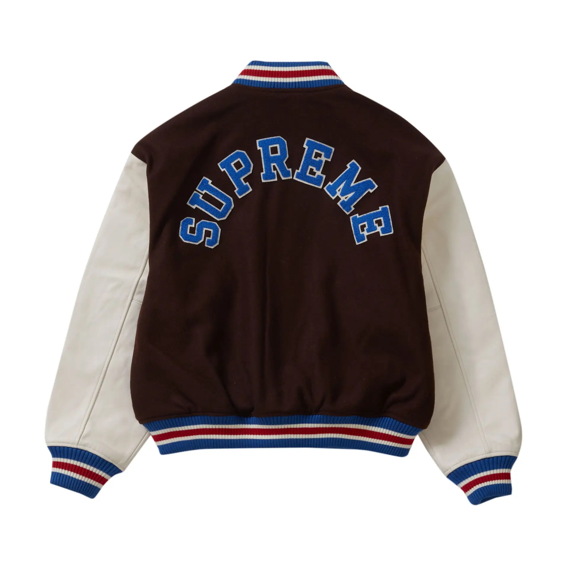 Supreme Tiger Black & White Varsity Jacket