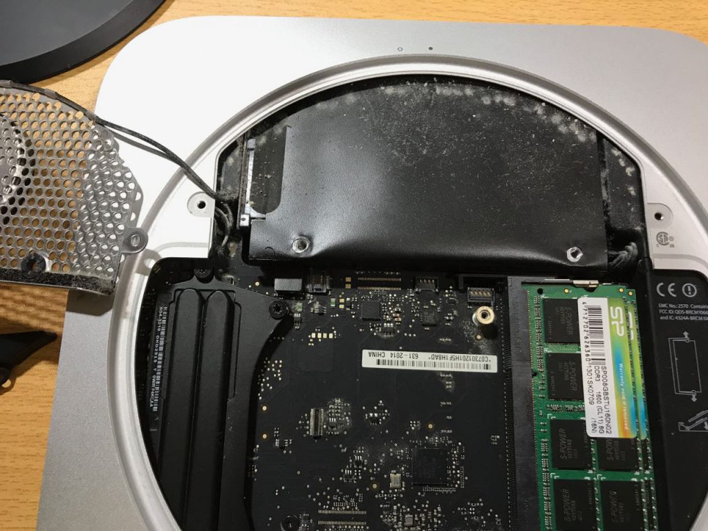 Mac mini(Late 2012)HDD→SSD交換 | Shin-Ki-Rou
