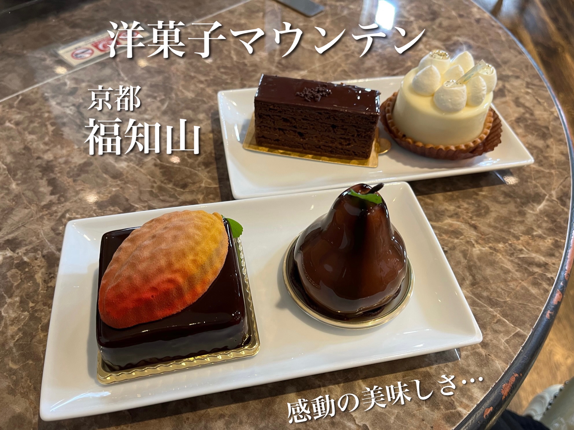 洋菓子マウンテン】世界大会優勝シェフのパティスリーin京都