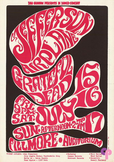 Fillmore Auditorium 7/15-16/66 - BG-17 - Classic Posters