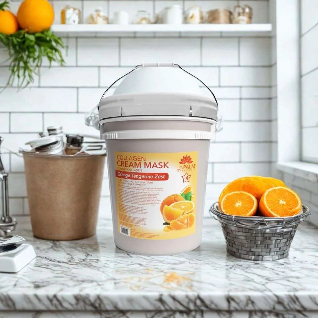 Collagen Cream Mask - Orange Tangerine Zest - La Palm Products