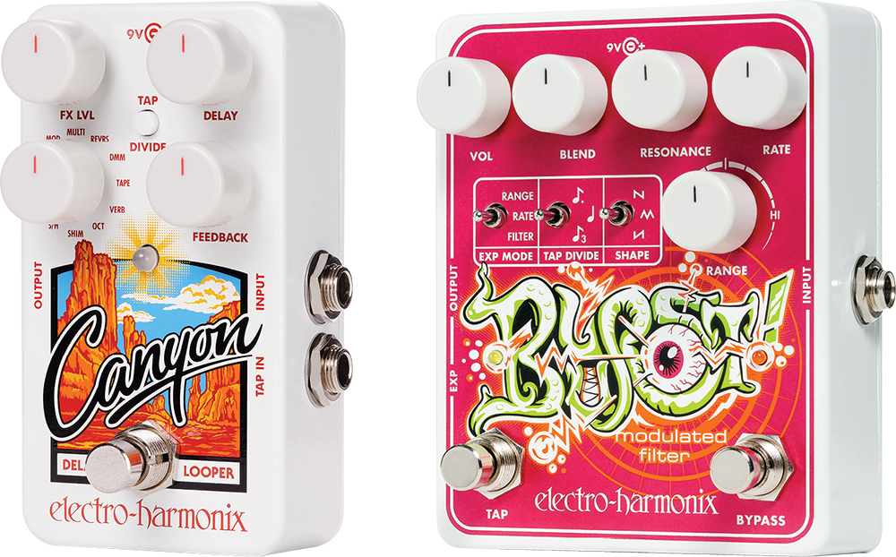 EHX Canyon Delay & Looper, Blurst Modulated Filter – Vintage