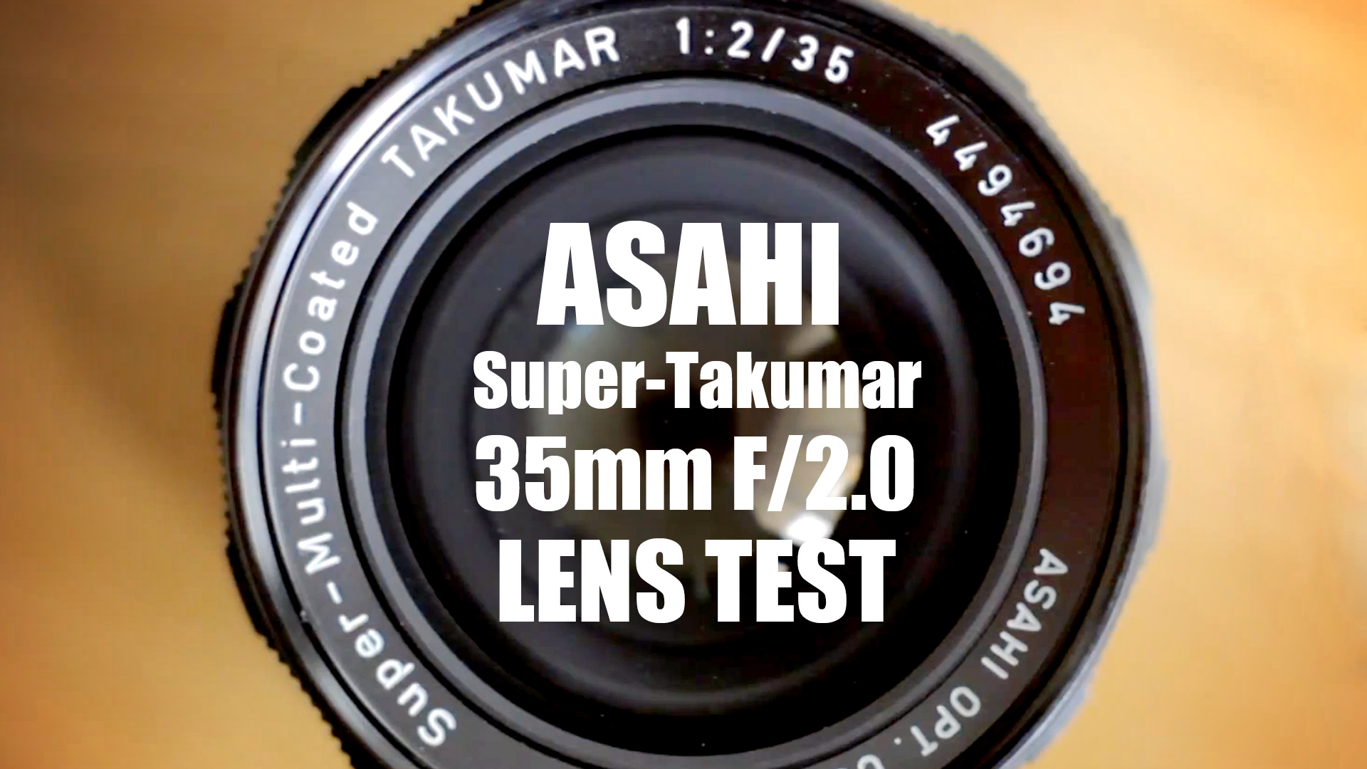 Asahi Super-Takumar 35mm f/2.0 Lens Test | Vintage Lenses For Video