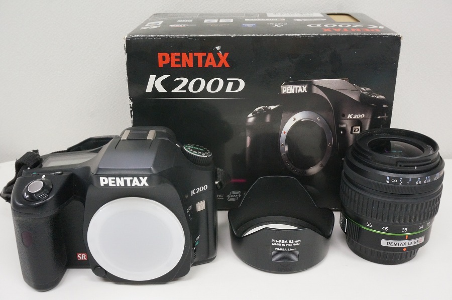 Pentax デジタル一眼レフカメラ K200D レンズキット (K200D+DA18-55II