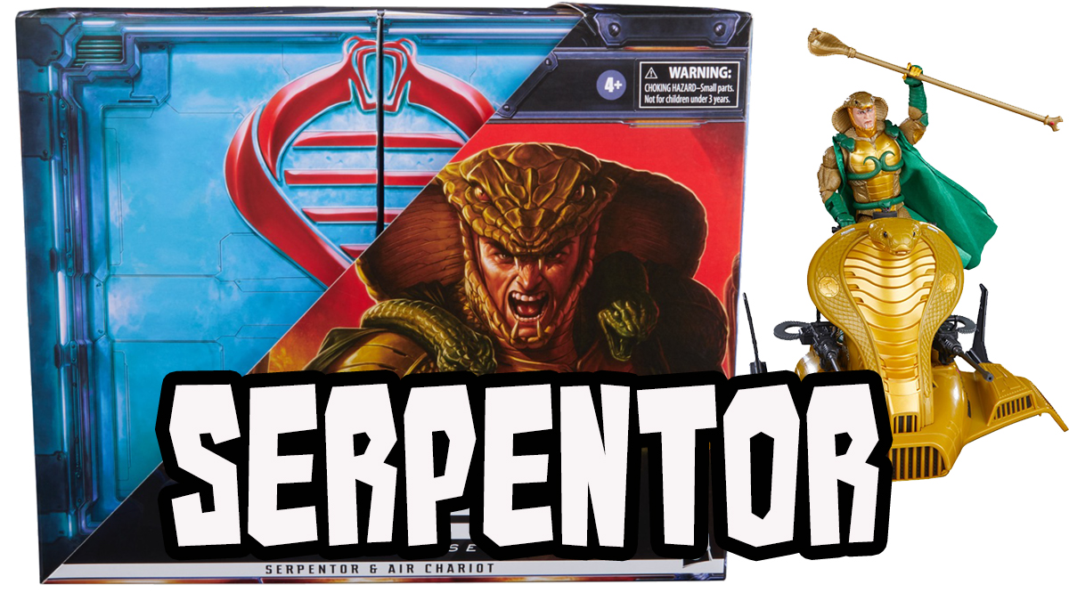 G.I. Joe Classified Series Serpentor & Air Chariot Figure and Vehicle