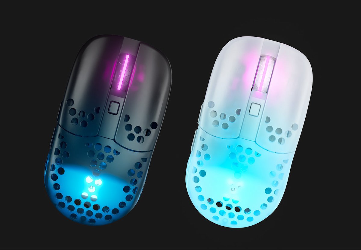 Xtrfy's Rocket Jump Ninja designed gaming mouse 