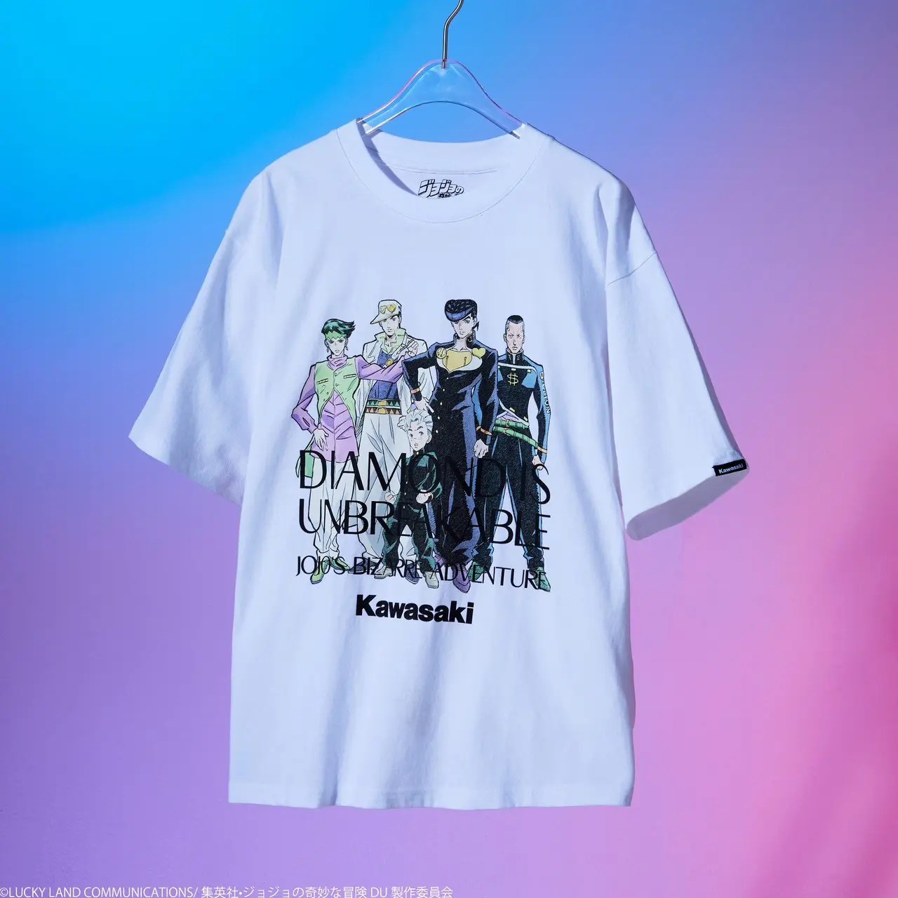 ジョジョの奇妙な冒険×カワサキ＝コラボTシャツ（カワサキ プラザ仙台