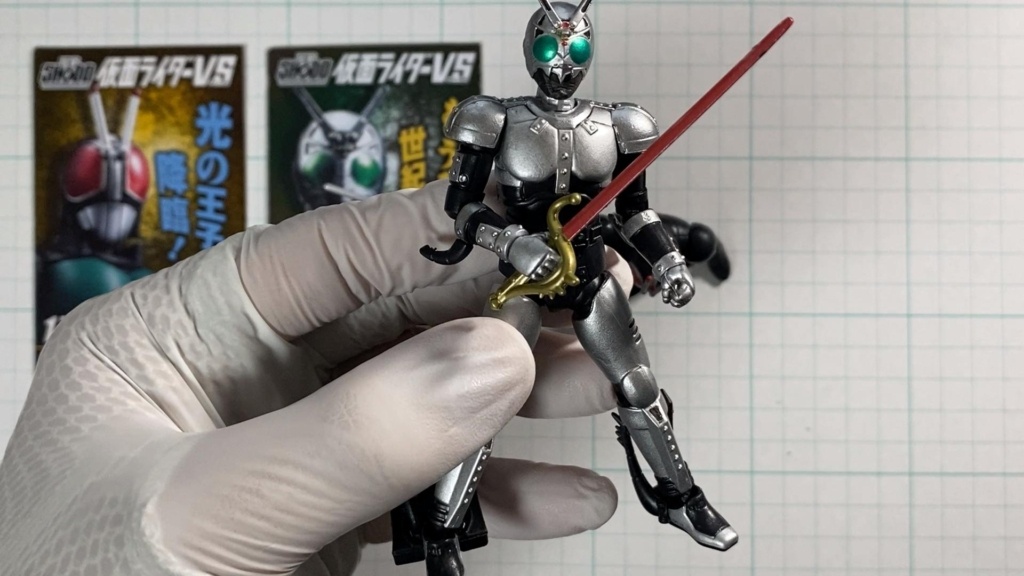 SHODO 仮面ライダーVS】BLACK RX＆シャドームーンを全塗装で徹底