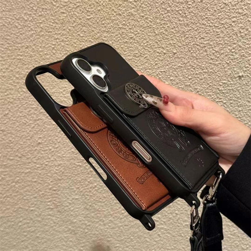 クロム ハーツ 携帯 ケース スマホ ショルダー メンズ ブランド iphone