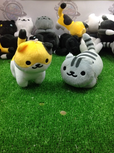 ねこあつめ カバンに付けられるぬいぐるみ 〜おっどさん・しろねこさん