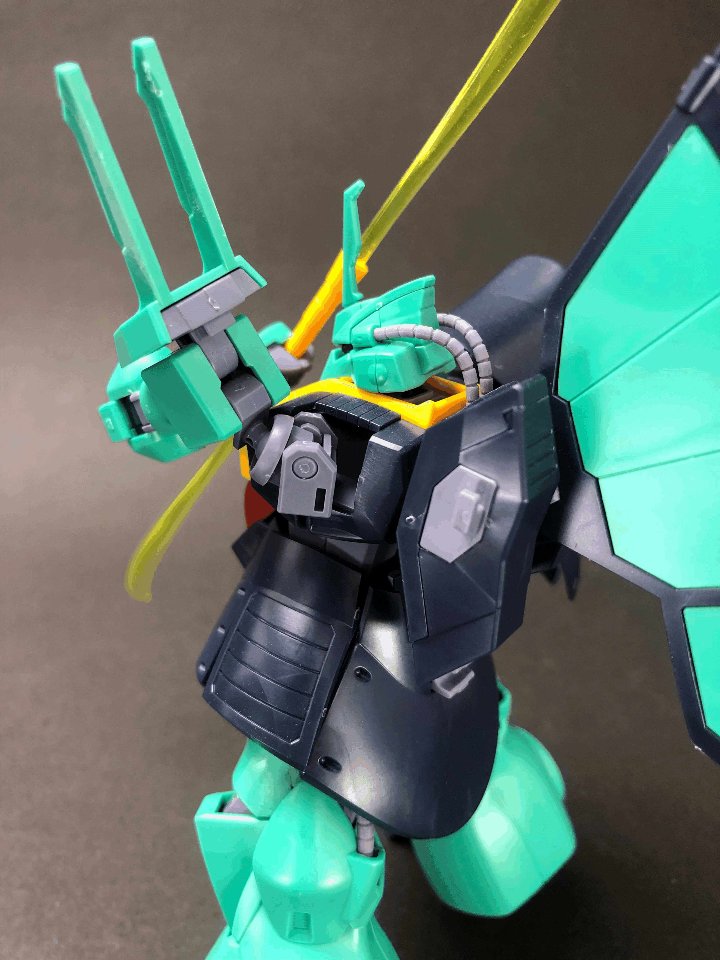 HGUC 1/144 ディジェ ガンプラ 素組みレビュー、ベースジャバーとの