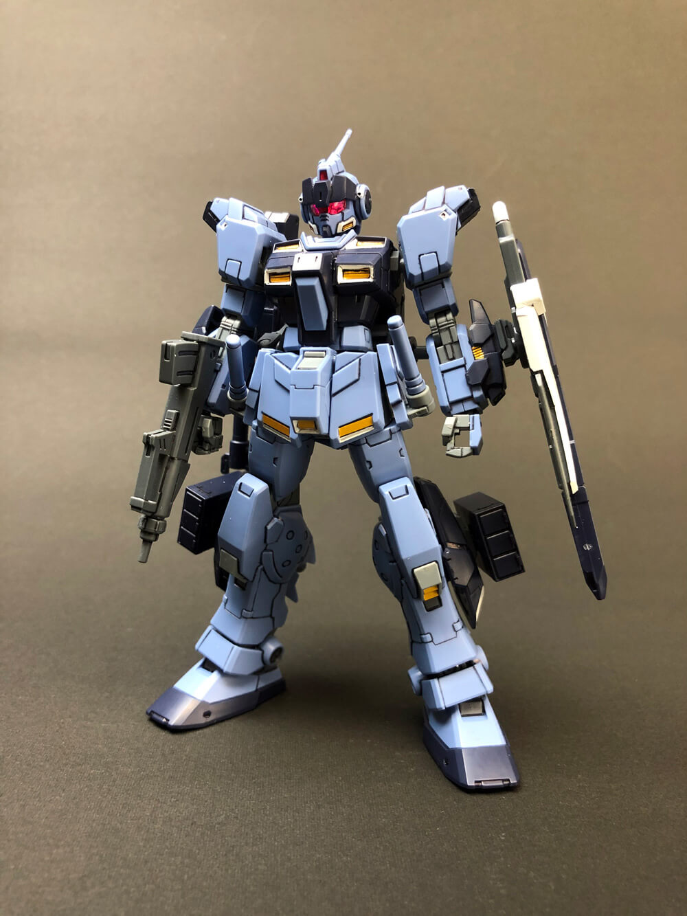 ガンプラ】HGUC 1/144 ペイルライダー（陸戦重装備仕様）、足裏やスネ