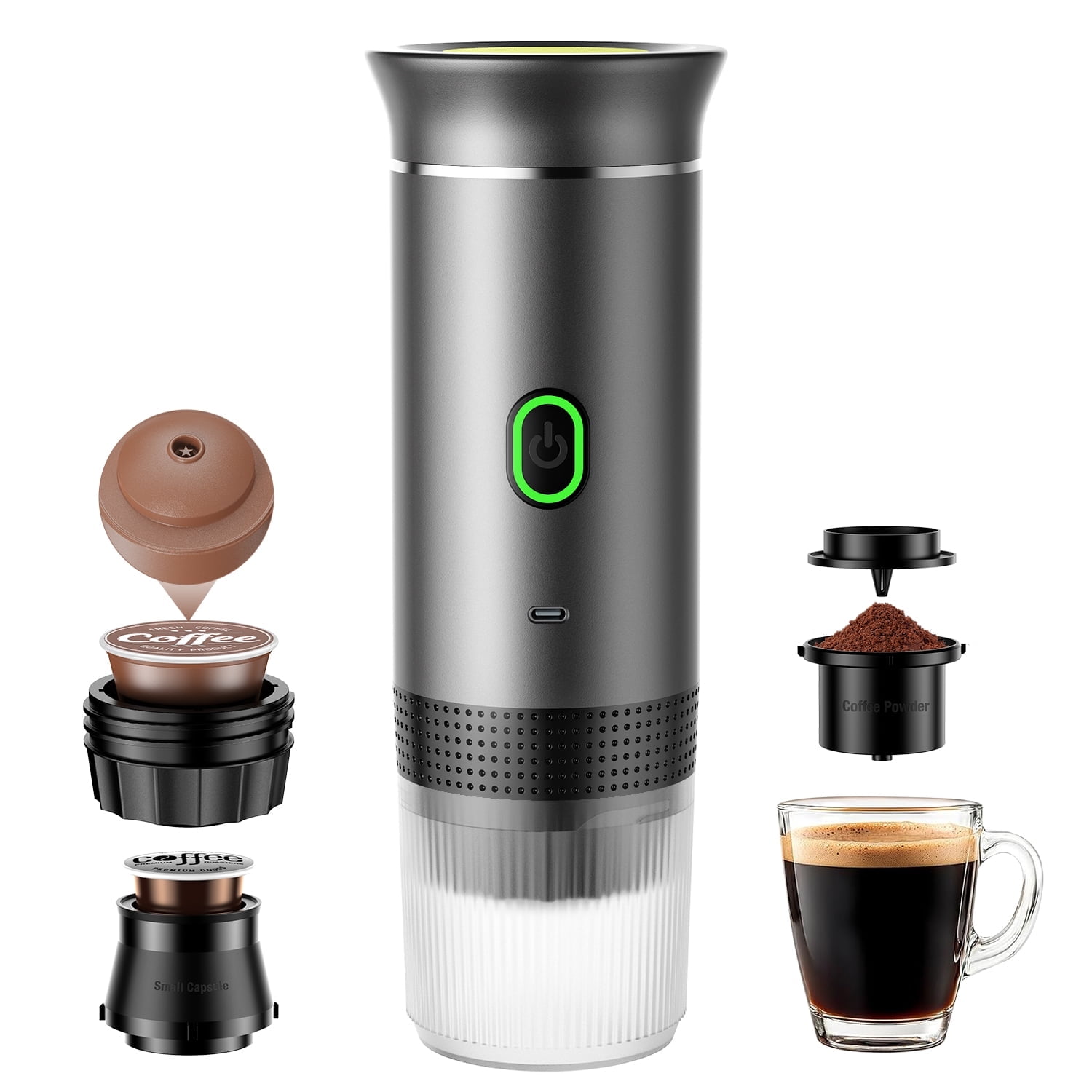 Wacaco Nanopresso Portable Espresso Maker, Extra Small Travel