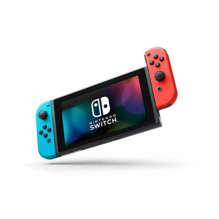 Nintendo Switch Joy-Con Gaming Console, Neon Blue and Red, TV Mode