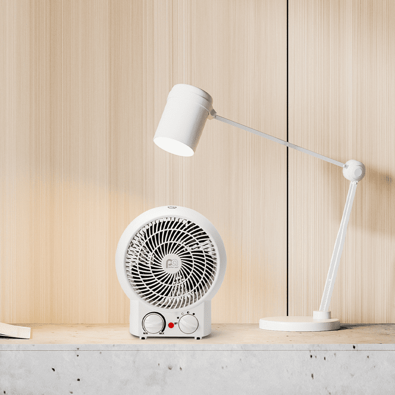 Perfect Aire 1PHF9 1500/900/600W White Electric Fan Forced Fan