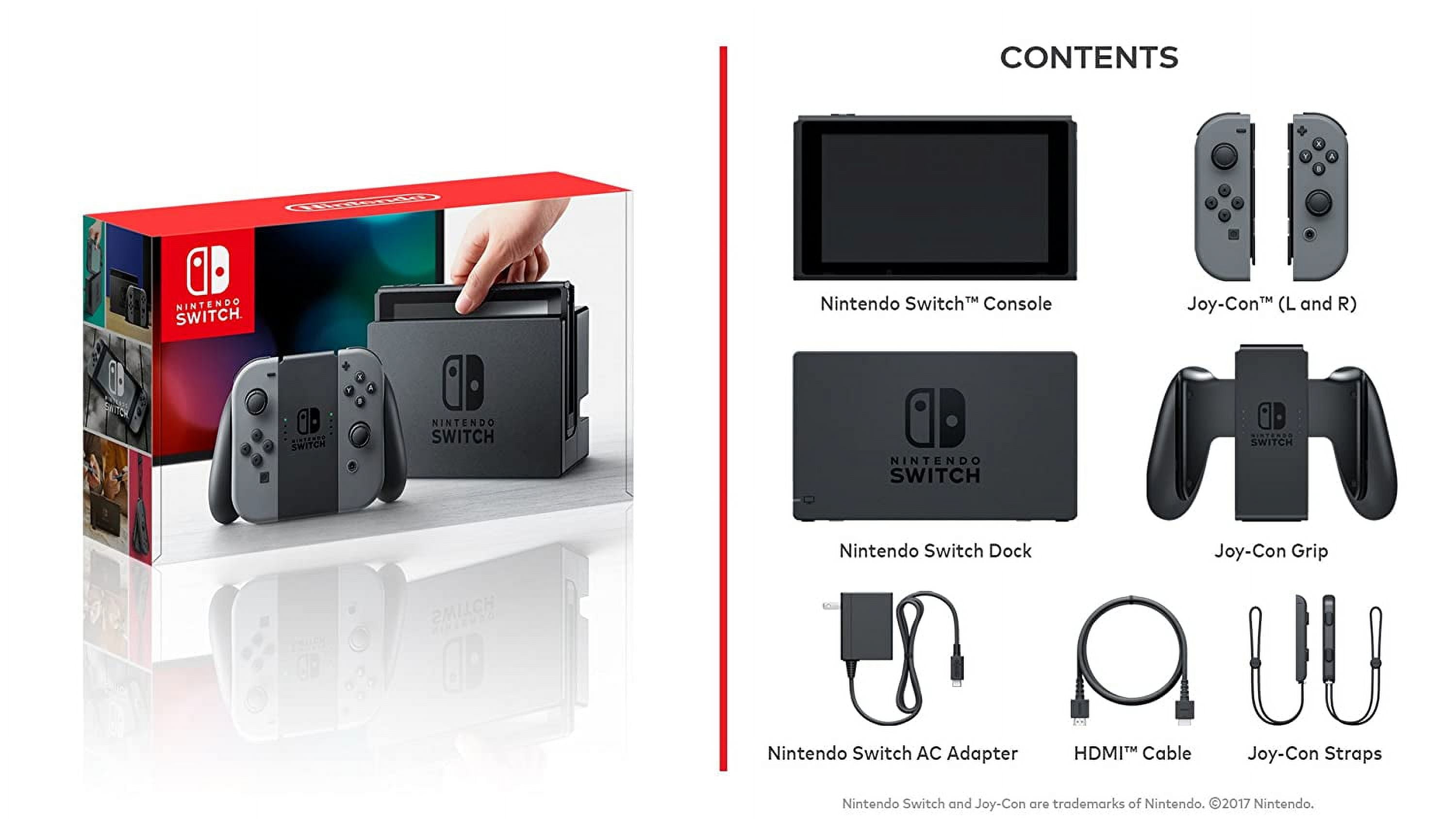 Nintendo Switch with Gray Joy-Con - Walmart.com