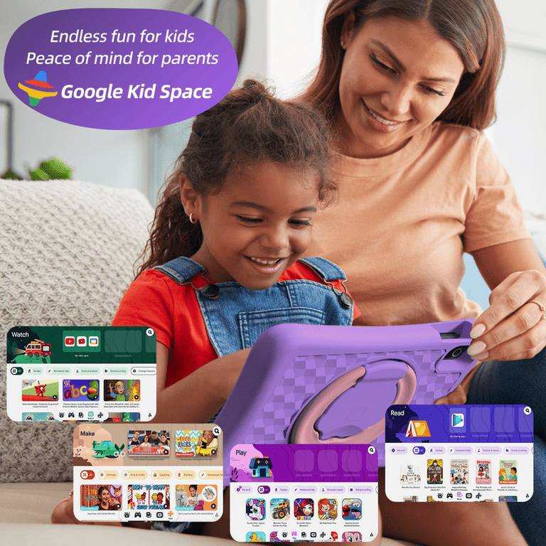 plimpton Kids Tablet, Android 14, 10.1 Inch Kids Learning Tablet