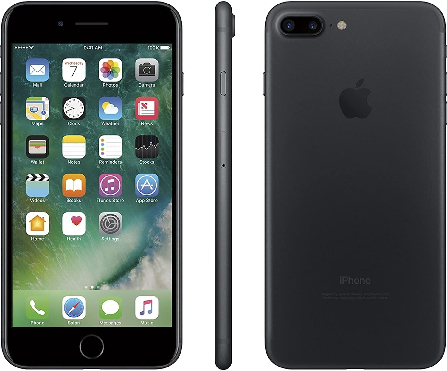 Straight Talk Apple iPhone 7 Plus w/32GB Prepaid Phone, Black