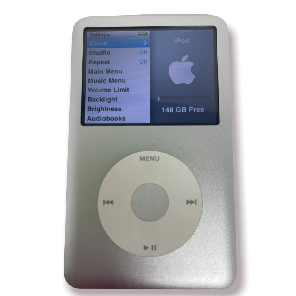 Apple iPod 7th Gen 160GB Silver, Classic MP3 Music Player, Video