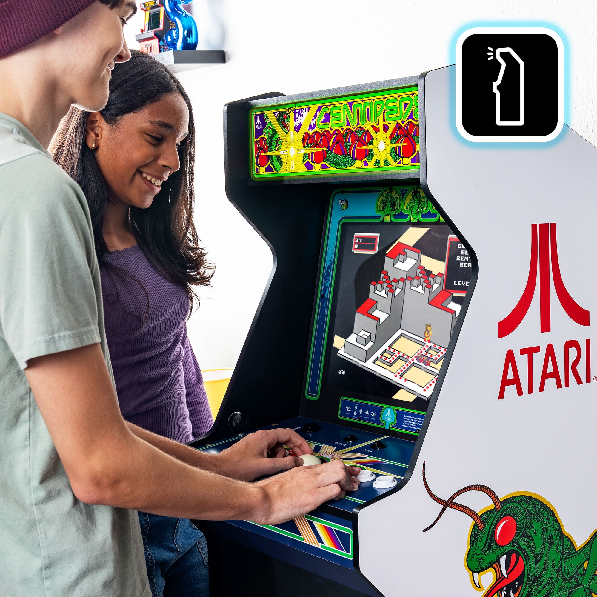 Basic Fun Classics Atari Centipede Ultra Series Arcade Machine