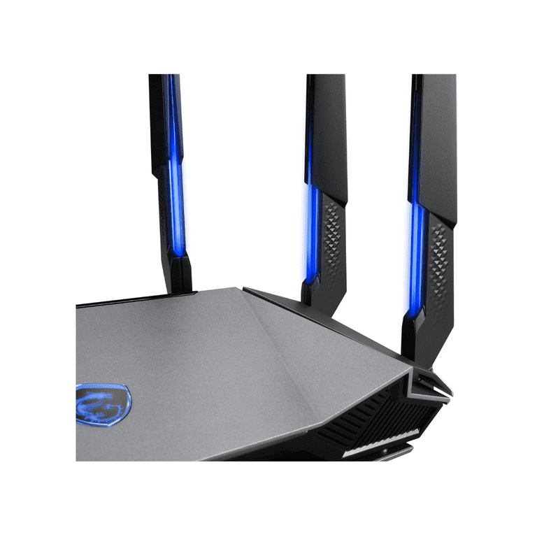 MSI RadiX AXE6600 WiFi 6E Gaming Router, Tri-Band, 6.6Gbps, RGB