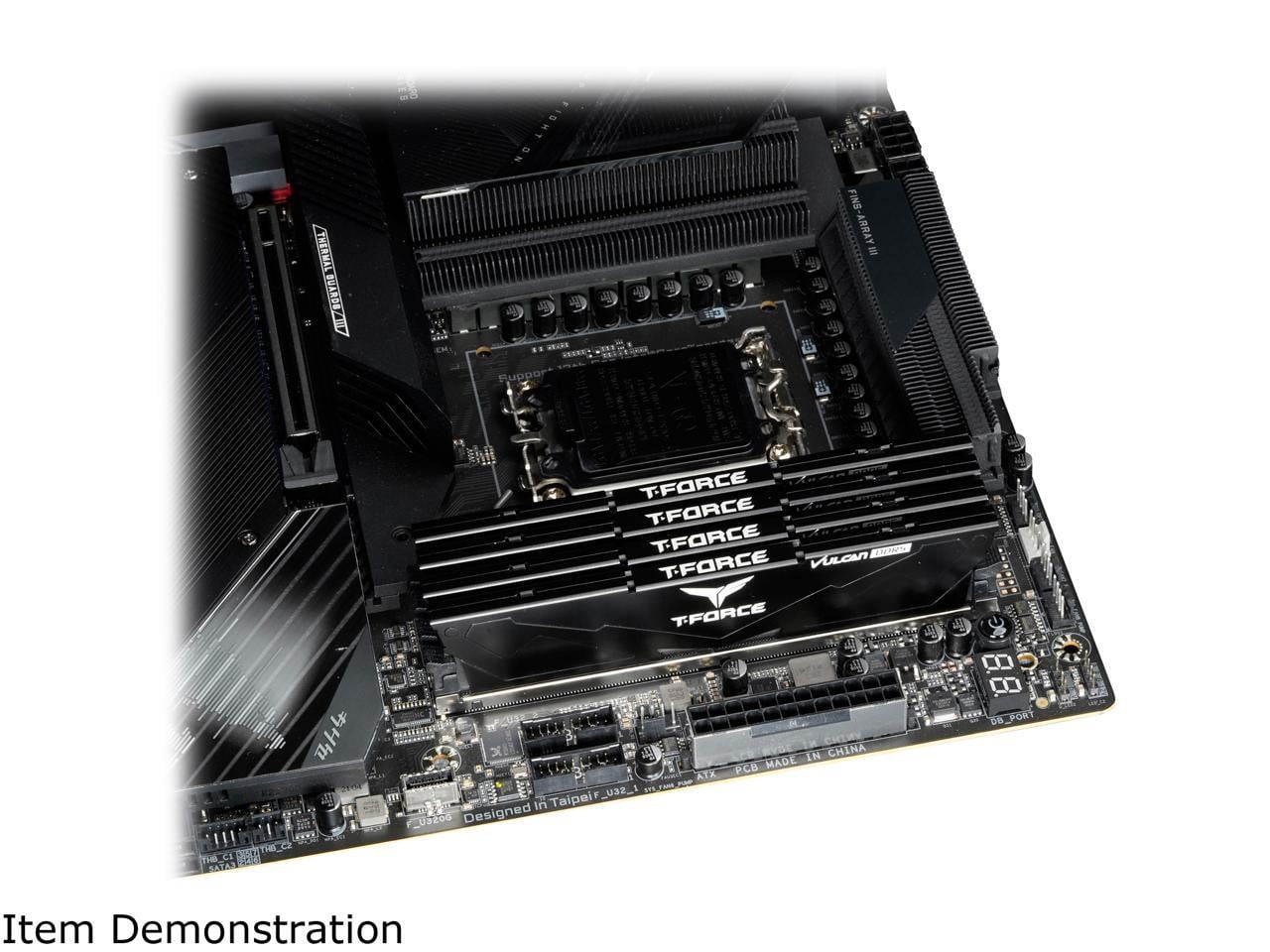 Team T-Force Vulcan 32GB DDR5 6000 PC RAM, Desktop Memory Model