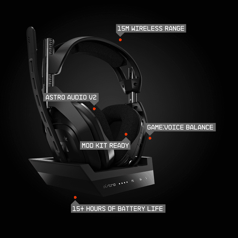 ASTRO Gaming A50 Wireless Headset + Base Station for PS5, PS4 & PC