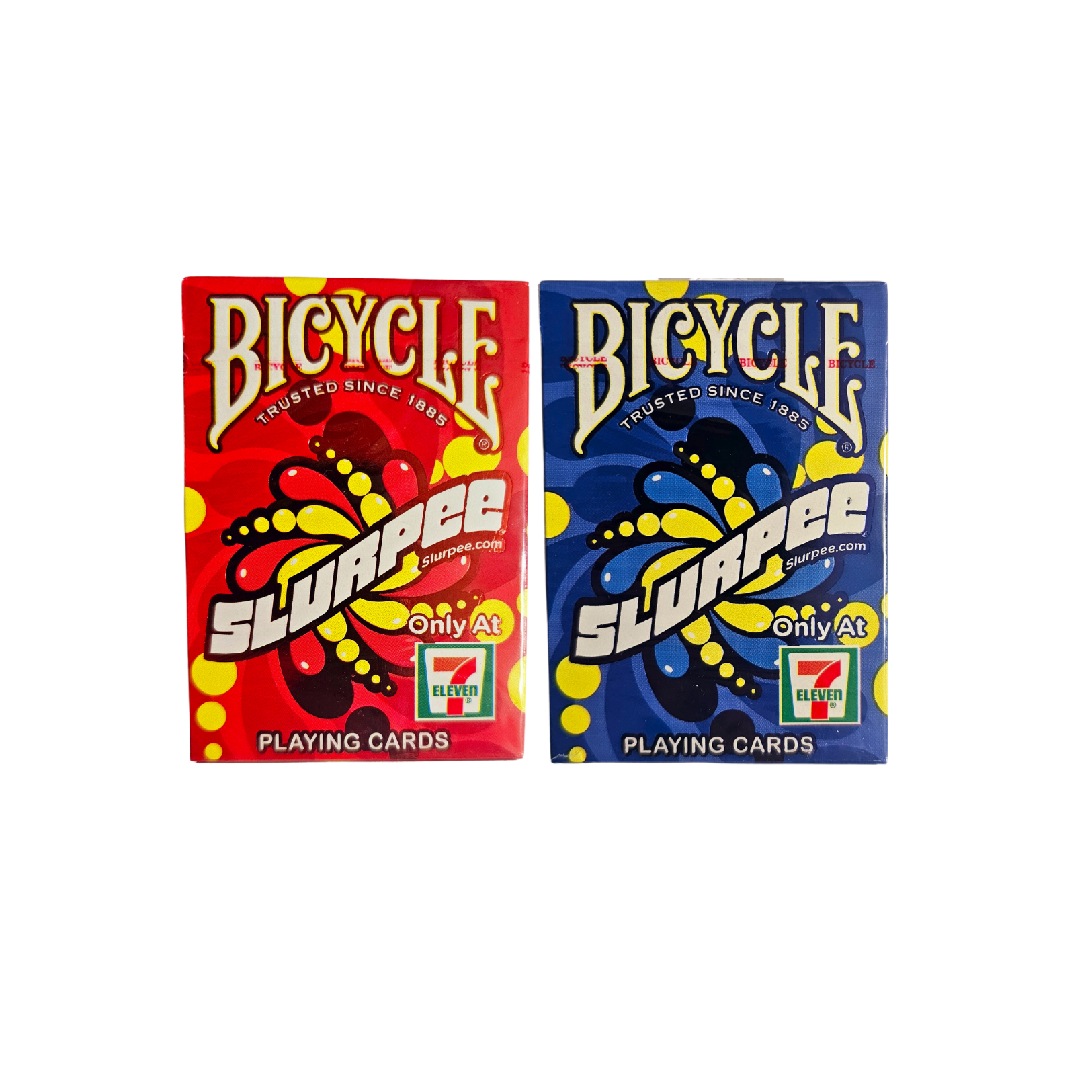 7 Eleven Slurpee Bicycle Playing Cards 2020 Set Red and Blue Cards