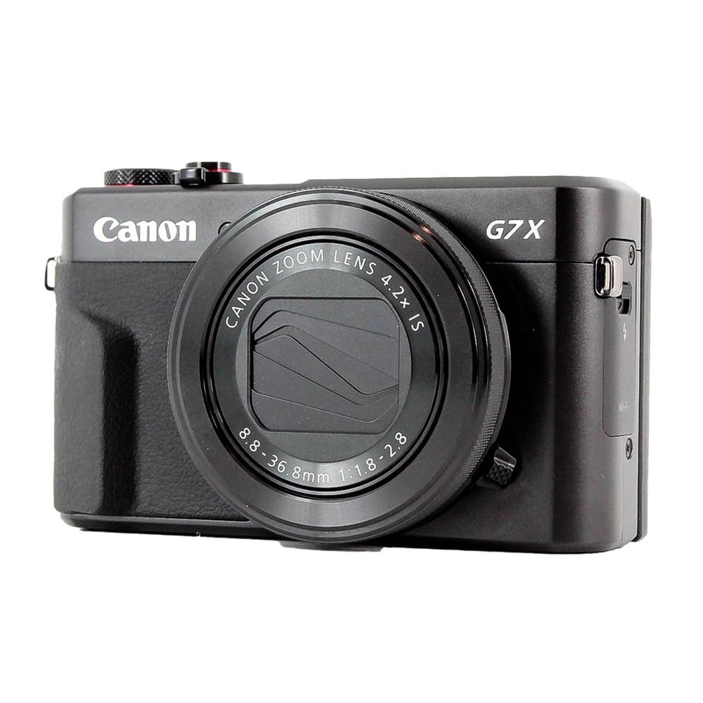 Canon PowerShot G7 X Mark II with Flip Screen (Black