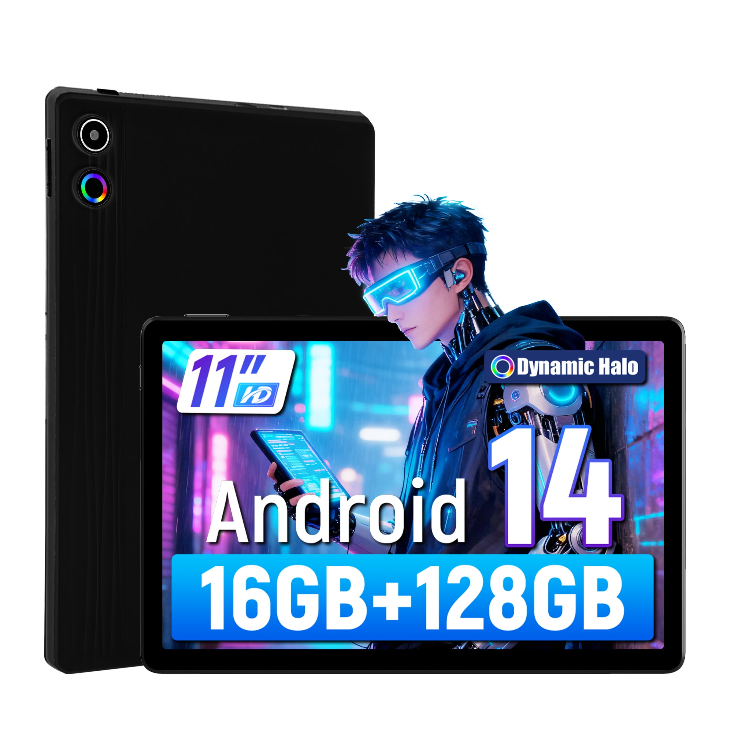 AEEZO Android 14 11inch Tablet , Octa-Core Processor,16GB RAM +