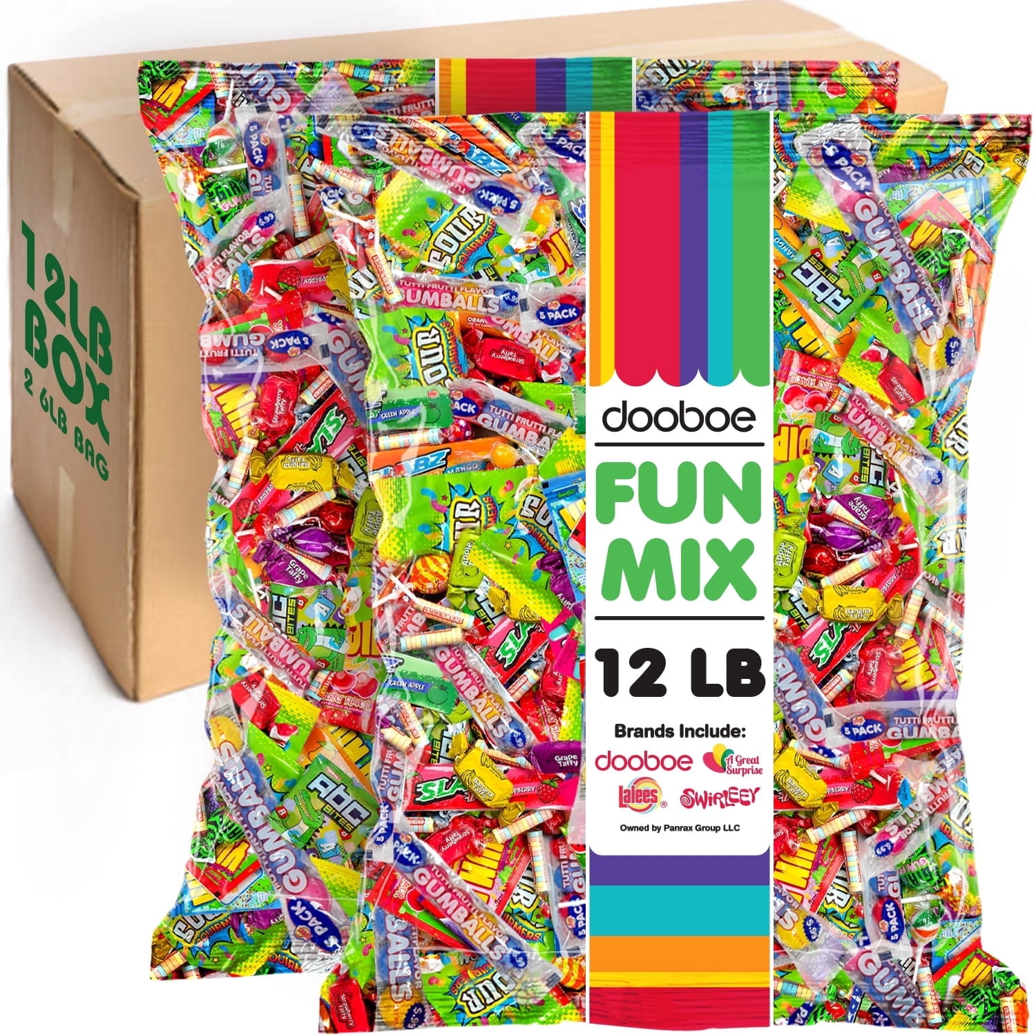 Free Shipping! Dooboe Assorted Bulk Party Candy Treats 12 Pounds