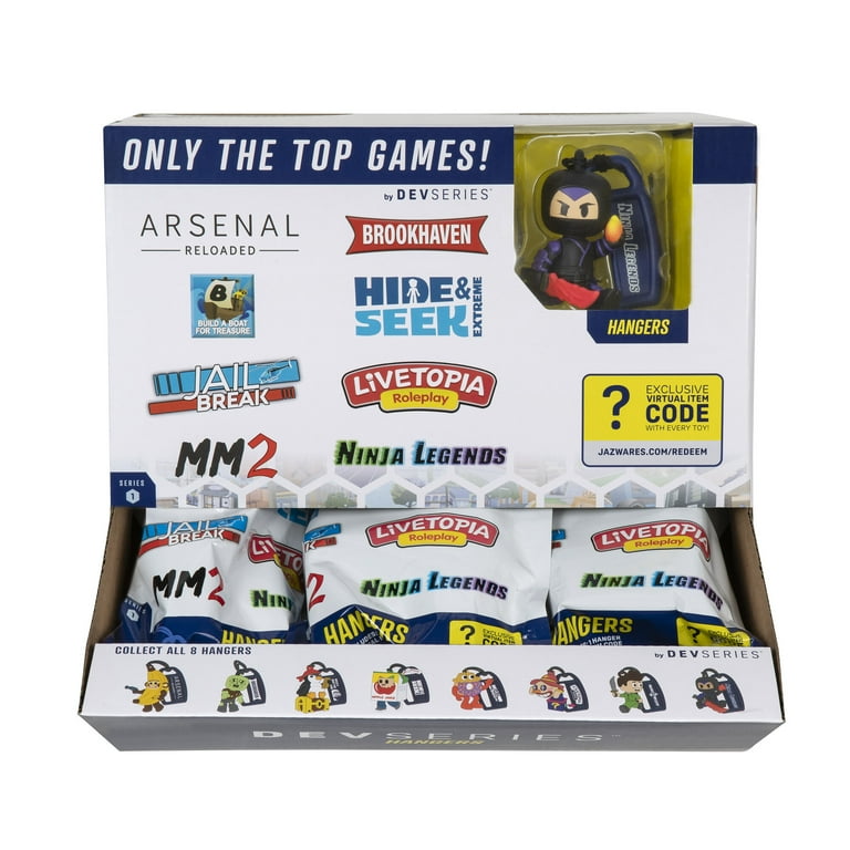 DevSeries Hangers - 2.75 inch Assorted Hanger Figures with Plastic