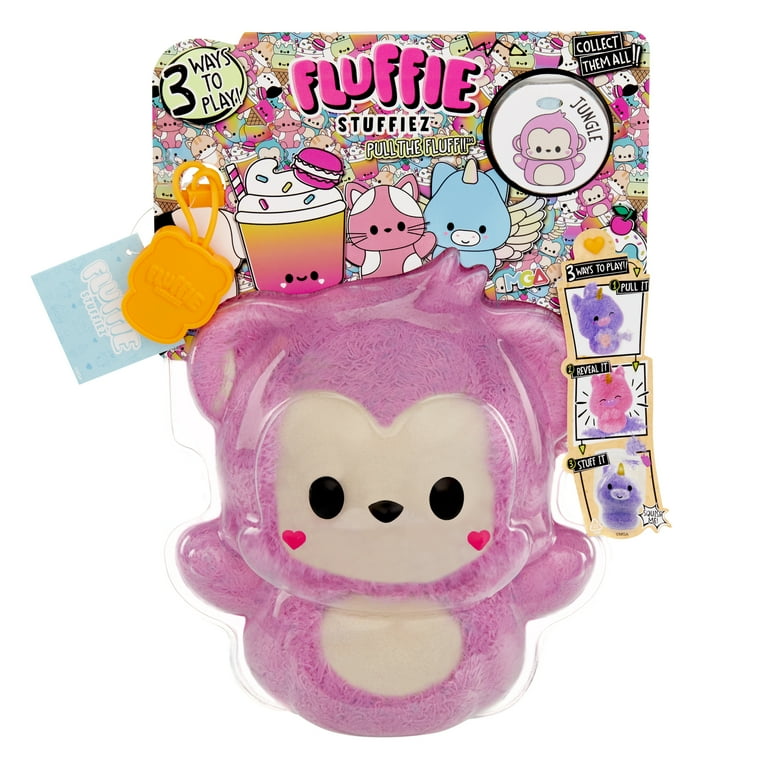 Fluffie Stuffiez Monkey Small Collectible Plush, Surprise Reveal