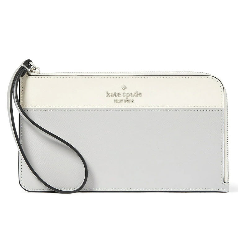 Kate Spade New York Women's Lucy Bicolor Medium L Zip Wristlet