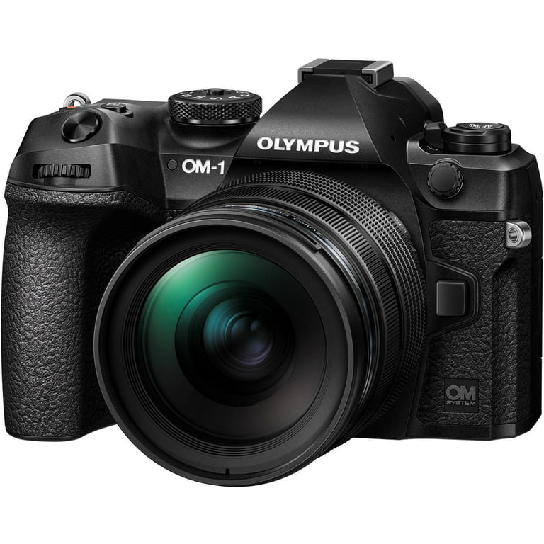 Olympus OM SYSTEM OM-1 20.4MP Mirrorless Camera with Lens, Digital